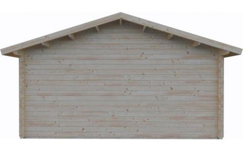 Garaż drewniany - STANISŁAW 615x530 16,1+13,1 m2