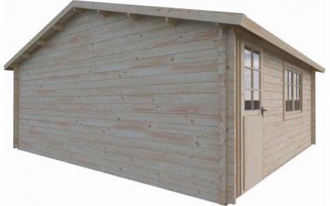 Garaż drewniany - ZBIGNIEW 595x530 28,4 m2