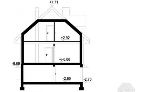Dom mieszkalny - BARTNE DW 5 950x800  94.22m²